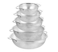 Passoire inox - passoire cuisine multifonctionnelle. Passoire robuste et pratique, idéale pour légumes, pâtes et filtration. Design durable et facile à nettoyer