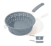 Passoire Pliable en Silicone Passoire de Cuisine Tamis à pâtes avec Poignées pour laver les fruits, les légumes et les salades