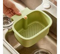 Passoire pour Crépine Suspendue pour Robinet Faucet Hanging Strainer Multifonction Amovible Pour le Lavage Organisateur Dans Filtre de suspendu pour bassin à légumes, type poussoir (C, One Size)