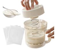 Passoire Pour Fabrication De Yaourt | Gadget De Récipient Réutilisable Pour Cuisine | Séparateur Pour Yaourt | pour Jus Lait Cuisine Maison Thé Repas Alimentation Hommes Femmes