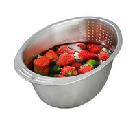 Passoire pour laveuse à riz, laveuse à riz en acier inoxydable | Panier de vidange de lavage de domestique - Tamis de lavage de en acier inoxydable 304, pour pâtes, légumes, céréales et fruits