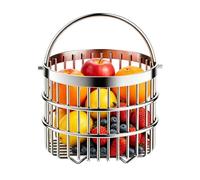 Passoire pour panier égouttoir en maille végétale | Corbeille à fruits en acier inoxydable pour comptoir de cuisine, restaurant, dortoir, appartement traiteur
