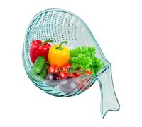 Passoire pour | Passoire de légumes et de salade en forme de baleine | Nettoyeur à salade avec poignée - Pour Appartement Extérieur Cuisine Camping Pique-nique Préparation de repas