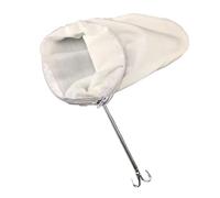 Passoire pour thé au lait de cuisine avec poignée style Hong Kong, anneau en acier, tissu en coton, mousse en vrac, accessoires de cuisine, passoire (S)