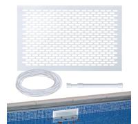 Passoire résistante à la rouille - Râteau poubelle de 16 cm, écran de spa en acier inoxydable | Panier à poche profonde pour arrière-cour, Lido Resort Academy, centre de remise en forme, appareil de