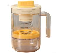 Passoire rotative pour yaourtière grecque avec 3 sacs en maille réutilisables, filtre à fromage à froid et séparateur de lactosérum, ABS compact et acier inoxydable 304 (crème)