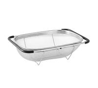 Passoire sur évier | avec poignée extensible et tamis ovale | Panier de Lavage pour Évier,pour fruits, riz, légumes, pâtes, conserves, produits, aliments, cuisine, maison, camping-car,