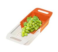 Passoire Sur L'évier, Drainage, 34,5 X 21 X 9 Cm, Panier De Lavage Extensible Pour Légumes Et Fruits, Égouttoir À Pâtes En Plastique Rétractable Réglable, Conception Légère, Pour Cuisines,