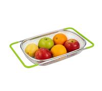 Passoire sur l'évier - Égouttoir De Cuisine En Fine | Panier passoire extensible pour évier,pour les pâtes, légumes, baies, tomates, raisins, bols, plats et assiettes