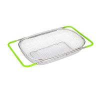 Passoire sur l'évier,Poignée extensible en silicone pour le maintien des aliments,Passoire D'Évier Extensible - Pour vaisselle bols assiettes pâtes légumes fruits tomates et raisins frais