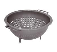 Passoire sur pied - D : 26 cm - H : 12 cm - avec poignées - silver