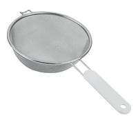 Metaltex Passoire tamis à manche 14 cm inox et plastique blanc