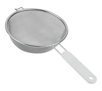 Metaltex Passoire tamis à manche - D : 18 cm - inox et plastique - blanc