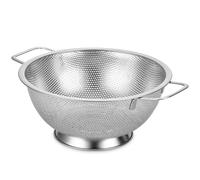Passoire Tamis Inox, Passoire Cuisine Inox, Passoire Inox, Tamis de Cuisine Inox, Passoire de Cuisine, Petite Passoire avec PoignéEs et Base Passoire, Pour Nouilles, Fruits, LéGumes, DiamèTre 22.5 cm