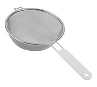 Metaltex Passoire tamis 20 cm – Inox et plastique – Maille fine blanche