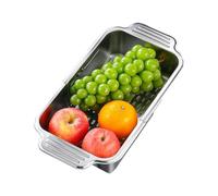 Passoire Télescopique - Coupleur d'évier réglable de 38 cm Panier Filtre Extensible Outil de Vidange | Dessus Durable pour Plats à Pâtes de Légumes Appartement Restaurant Comptoir