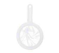 Passoire ultra fine en maille métallique fine - Ensemble de passoires de cuisine avec bord - Cuillère filtrante en nylon avec poignée antidérapante - Pour lait de soja,