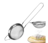 Passoires à grains, passoires en maille en acier inoxydable | Passoires de cuisine en acier inoxydable | Passoire de cuisine à long manche stable pour aliments, thé, huile, nouilles, fruits, légumes