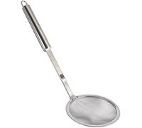Passoires et tamis en acier inoxydable, passoires Cuillère à écumoire à mailles fines, cuillère filtrante multifonctionnelle, passoire à huile en fil d'acier inoxydable à mailles fines(10cm)