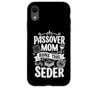 Passover Mom Runs This Seder Best Cooking Lover Mama Humor Coque pour iPhone XR