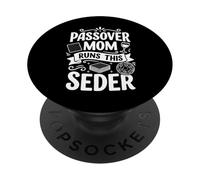 Passover Mom Runs This Seder Best Cooking Lover Mama Humor PopSockets PopGrip Adhésif
