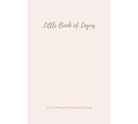 Password Book for Women: Little Book of Logins for Mom, Grandma, Friends, Coworkers | Minimalistic Design | Password Log | Paperback 6"x9"