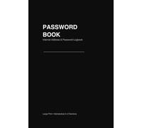 Password Book: Internet Address & Password Logbook