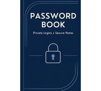 Password Book: Private Logins • Personal Notes