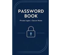 Password Book: Private Logins • Personal Notes