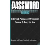 Password Book with Alphabetical Tabs: Internet Address & Password Logbook for Website Logins, Usernames and Notes (6 x 9)