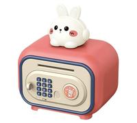 Password Fingerprint Kids Money Bank - Sound Alarm Savings Box | Money Saver for Cash, Bills, Boys, Girls Over 3 Years Birthday, Christmas, Holiday, Home, Travel Use