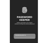 Password Keeper With Colorful Alphabetical Tabs - Password Books for Seniors, Password Book for Internet Login.
