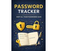 Password Log Book: Internet Address & Password Organizer - Keep Track of All Your Usernames and Passwords in One Secure Place