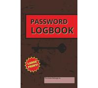 Password Logbook: Compact, Easy-to-Use Password Notebook for Managing All Your Online Accounts | Stay Organized and Never Lose a Password Again with This Handy Internet Login Notebook