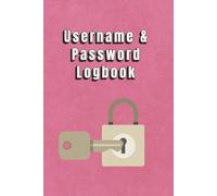 Password Logbook Large Print 6" x 9" - Internet Password Organizer: Username & Password Keeper Notebook for Home, Office & Seniors