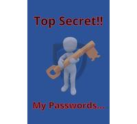 Password Storage Book: Password Storage Book, with lines for the website, username and password | 6x9 inches | 100 pages | 14 lines per page