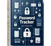 Password Tracker Notebook: The perfect solution to organize and store all your important credentials in one safe and convenient place.