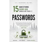 Passwords: Why Strong Password Standards, Secure Storage, and Consistent Access Controls Can Mean the Difference Between Everyday Protection and Preventable Breaches