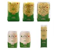 Pasta Berruto - 1881 - Lot 6x500g - Pâtes italiennes BIO : Farfalle, Coquillette, Maccaroni, Spaghetti, Penne rigate, Fusilli -