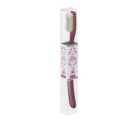 Pasta del Capitano 1905, Brosse à Dents Vintage à Poils Moyens, Reproduction de la Version Originale, Atteint les Zones les Plus Difficiles, 100% Made in Italy, Couleur Rouge