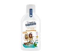 Pasta del Capitano, Rince-bouche junior au goût menthe douce, sans alcool, empêche la formation de caries, idéal pour les enfants à partir de 6 ans, 100% fabriqué en Italie, flacon de 400 ml