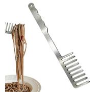 Pasta Fork, Stainless Steel Spaghetti Comb Fork for Cooking Serving Noodles Pasta, Heat Resistant Durable Design Feature, Kitchen Utensil Tool for Home Kitchen Table Canteen Family Meal Preparation