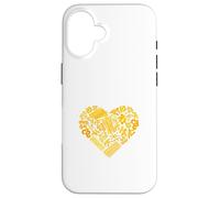 Pasta Heart Coque pour iPhone 16
