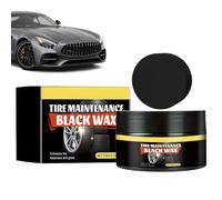 Pasta lucidante e per pneumatici - 2,76x1,73 pollici Con spugna per Auto, Camion, SUV e Camper, ripristina la lucentezza nera profonda Con protezione Del Sole Ed