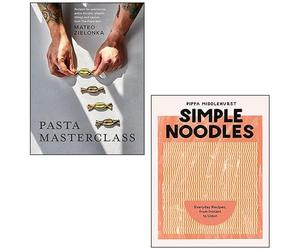 Pasta Masterclass By Mateo Zielonka, Simple Noodles By Pippa Middlehurst 2 Books Collection Set