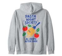 Pasta Night Society Al Dente After Dark Funny Pasta Lover Sweat à Capuche