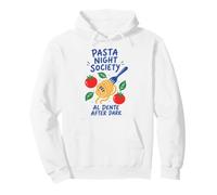 Pasta Night Society Al Dente After Dark Funny Pasta Lover Sweat à Capuche