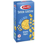 Pasta Sans Gluten Barilla Ditalini Rigati Pastina Italienne De Maïs Et Riz 400g