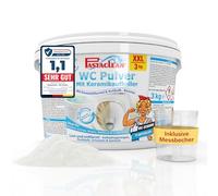 Pastaclean Poudre WC 3 kg - Mousse nettoyante WC contre le calcaire et les | La mousse active auto-ascendante dissout les dépôts jusqu'à sous le bord des toilettes, éclaircit la céramique