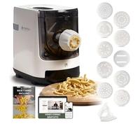 PASTAIO Machine à pâtes avec 11 Matrices. Pasta Maker, balance intégrée, extrusion rapide, jusqu'à 800g de pâtes, jusqu'à 15 types de pâtes différentes. Classe Italie